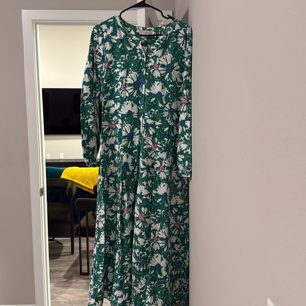 NEW LOFT midi dress!